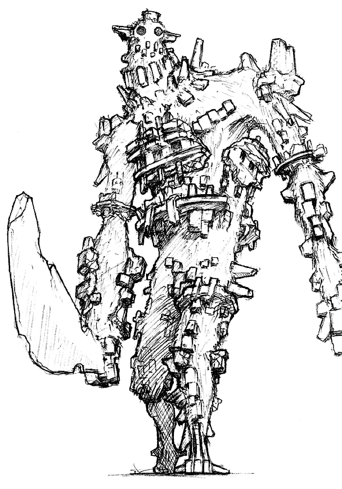 Shadow of the Colossus concept art