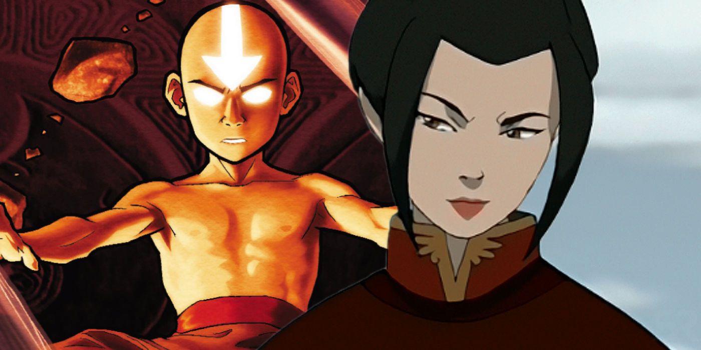 Aang and Azula in Avatar The Last Airbender