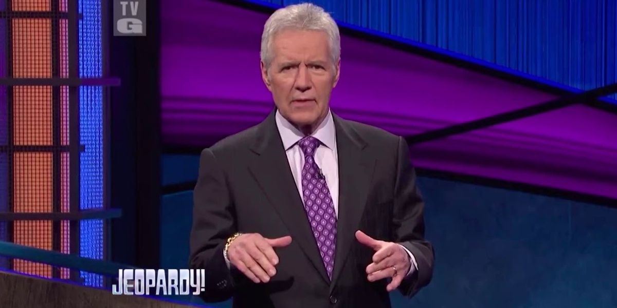 Alex Trebek wishing his mother Lucille a Happy Birthday in the middle of a Jeopardy episode