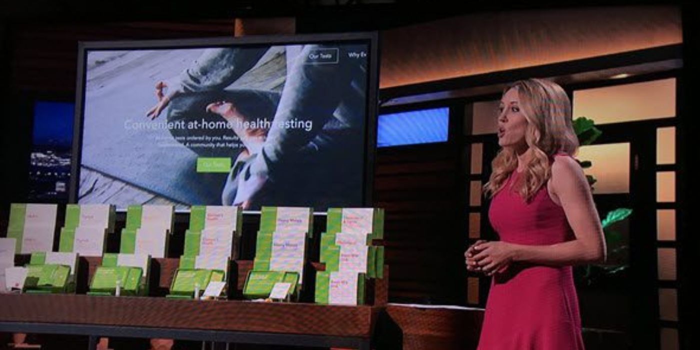 An image of the creator of EverlyWell on Shark Tank