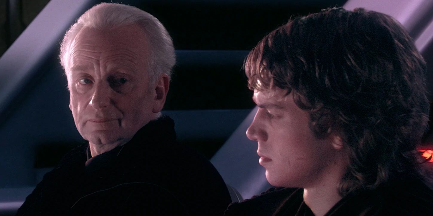Palpatine tells Anakin about the story of Darth Plagueis the Wise in RevengeOf The Sith