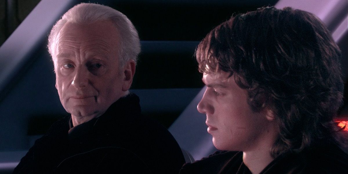 Anakin and Palpatine in Revenge of the Sith