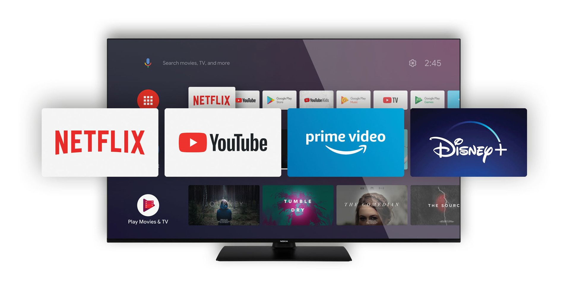 Android apps for a TV