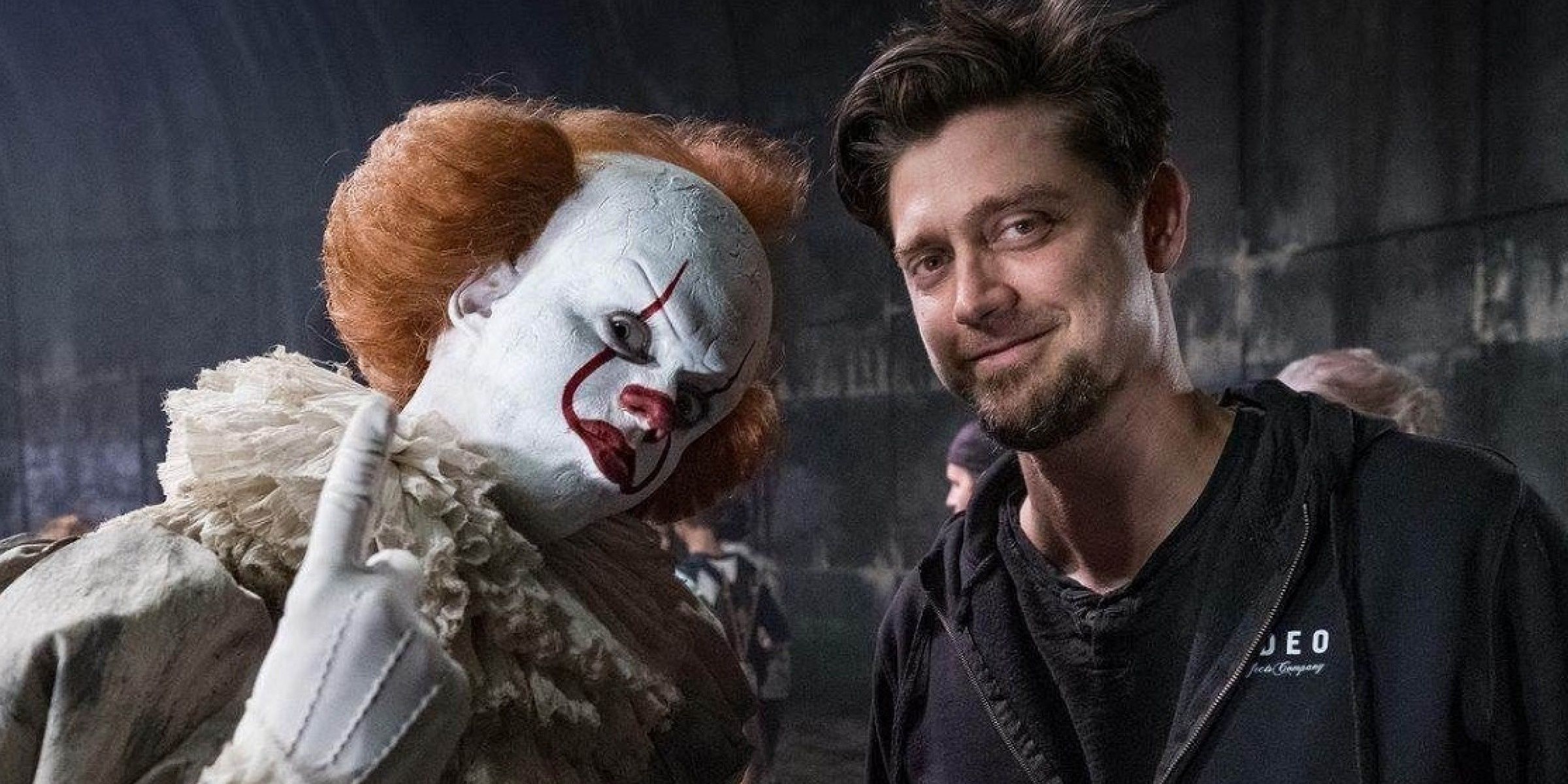 Andy Muschietti Standing with Pennywise