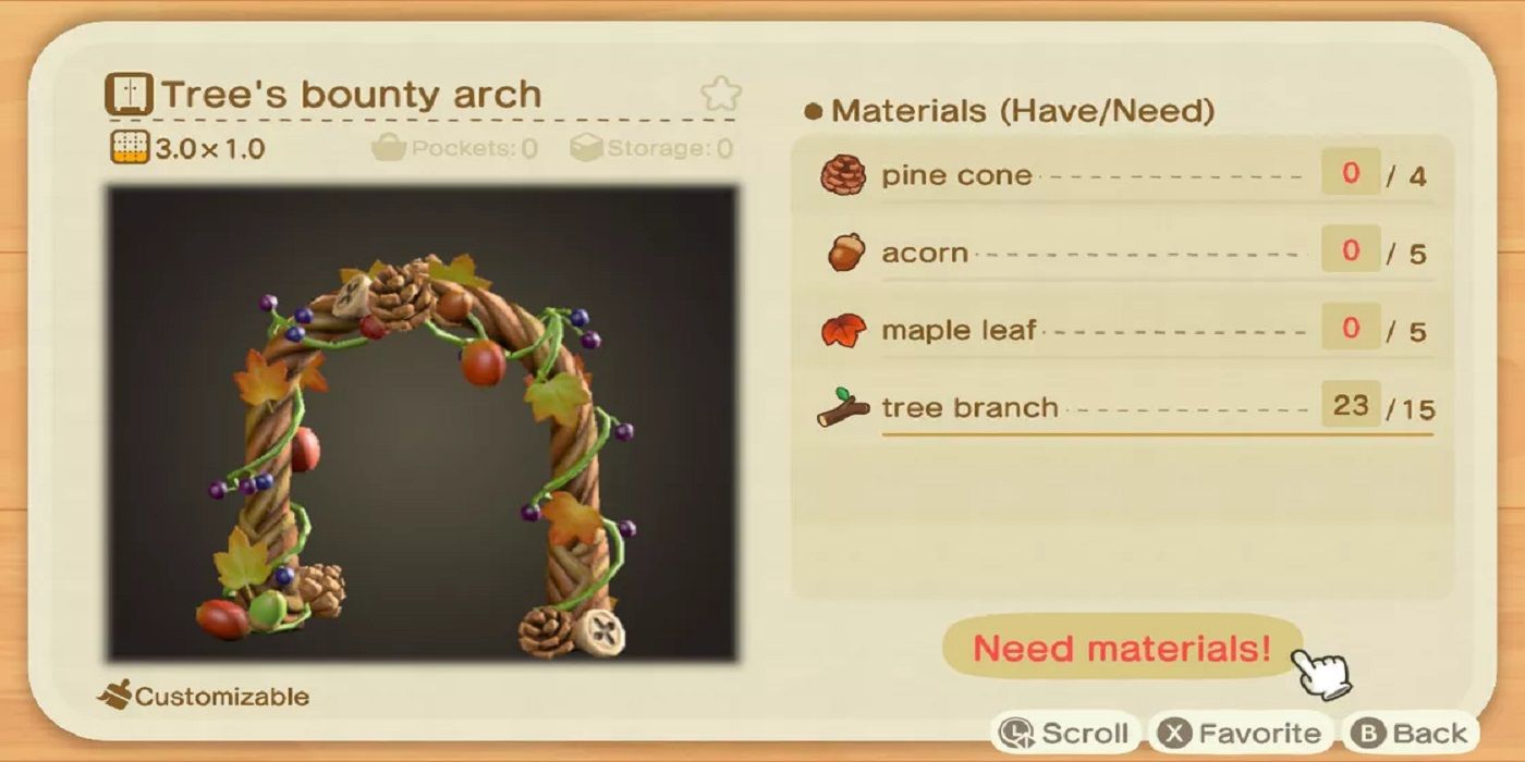Animal Crossing Maple Leaf Event Tree bounty arch
