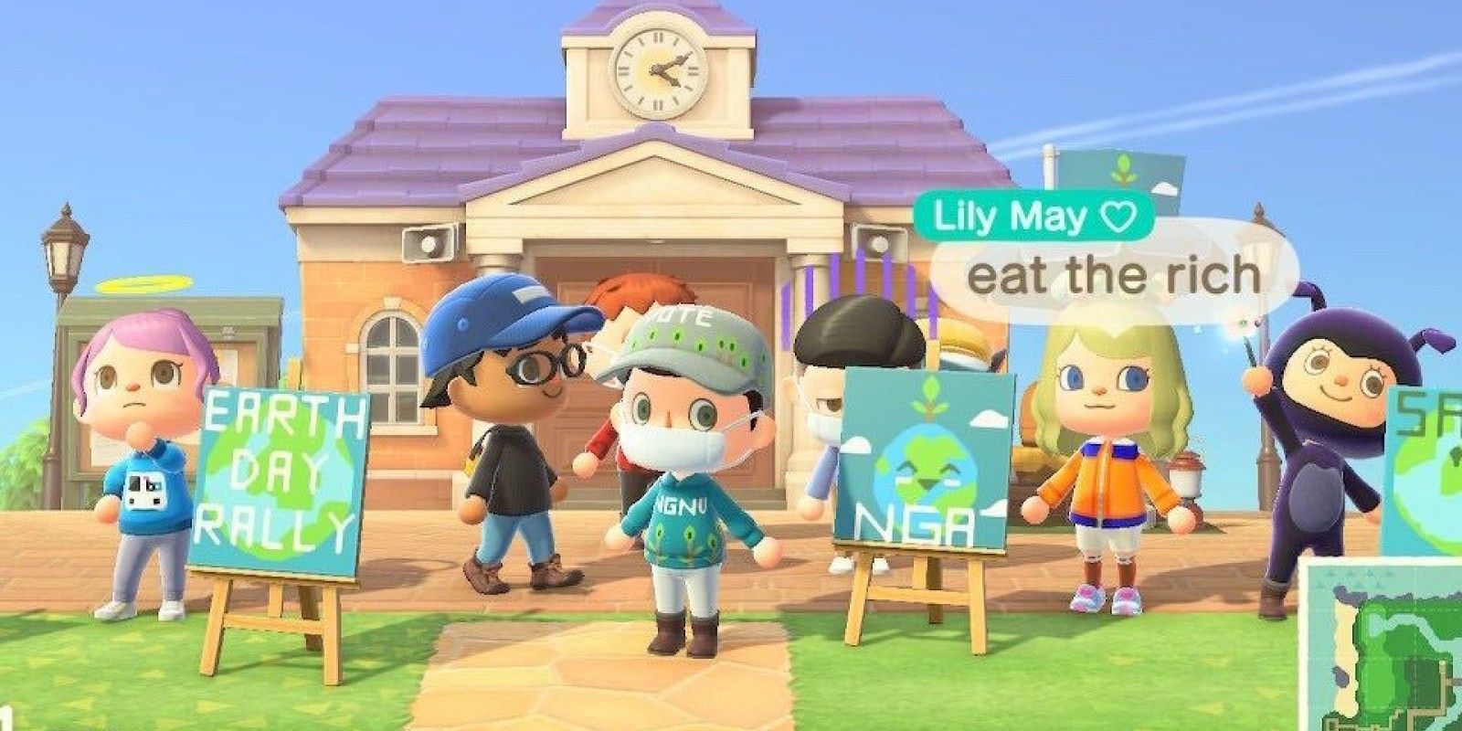 Animal Crossing new horizons eat the rich