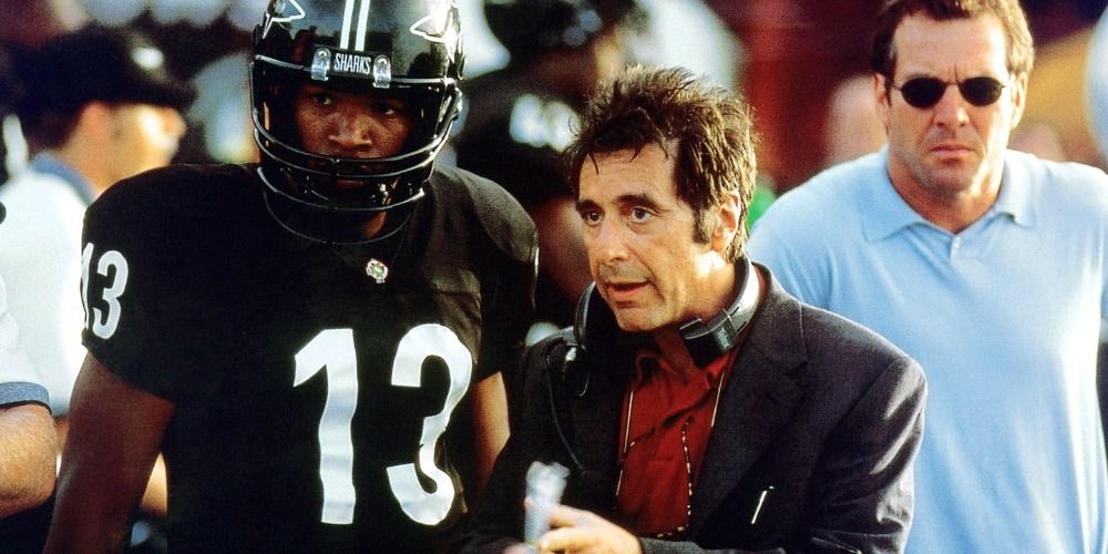 Jamie Foxx, Al Pacino, and Dennis Quaid in Any Given Sunday (1999)