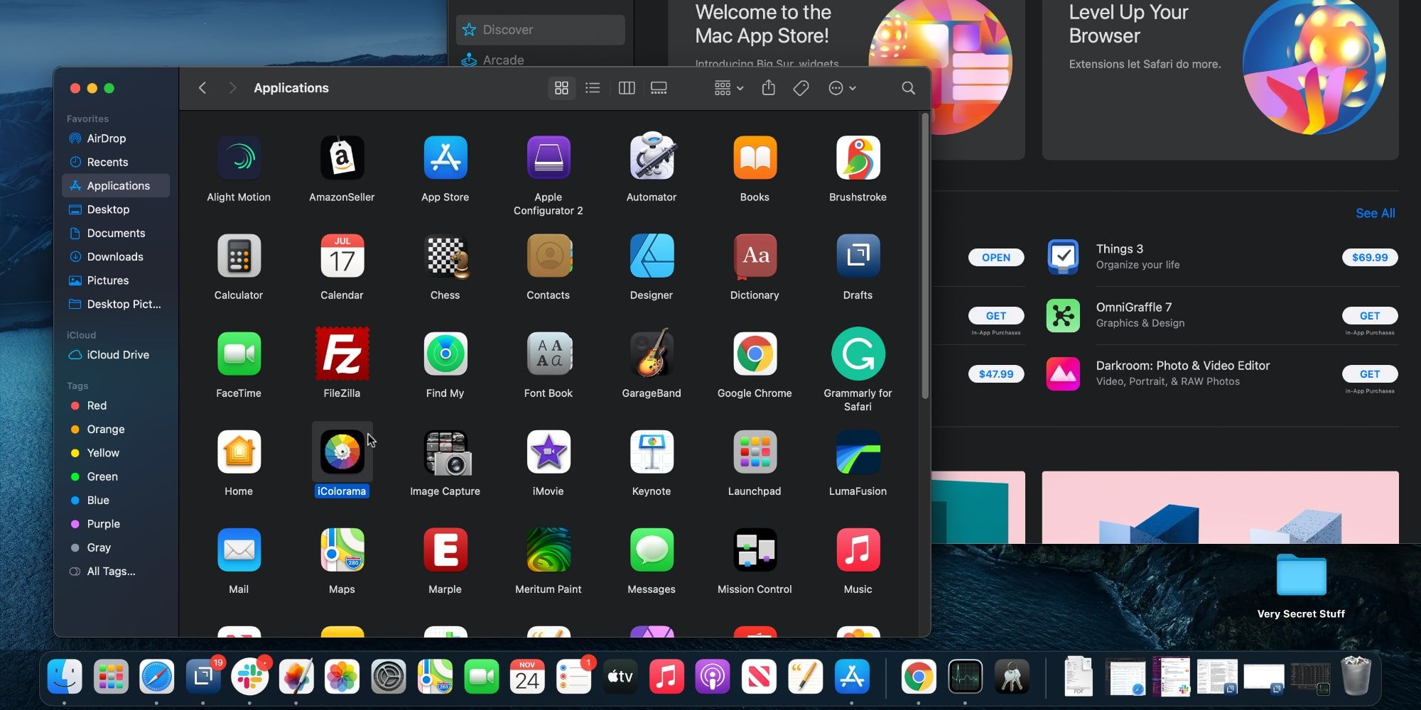 Apple Mac Desktop Finder Application Window