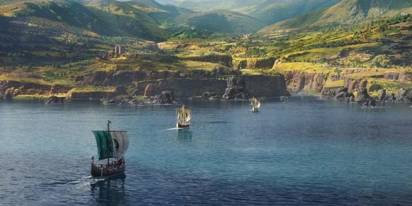 Assassin's Creed Valhalla Longboats Trailer Norway to England