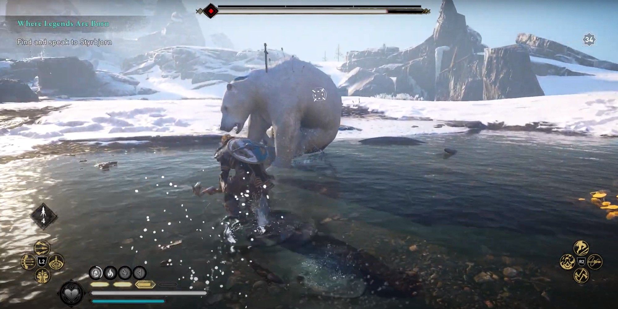How To Find The Legendary Bear Of Blue Waters In Assassins Creed Valhalla