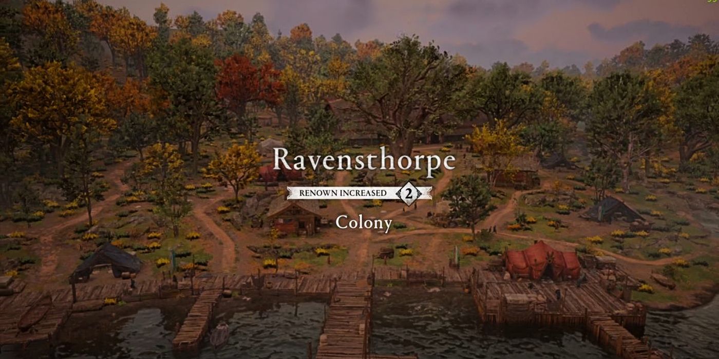 An image of Assassin&rsquo;s Creed Valhalla&rsquo;s Ravensthorpe at Colony Level