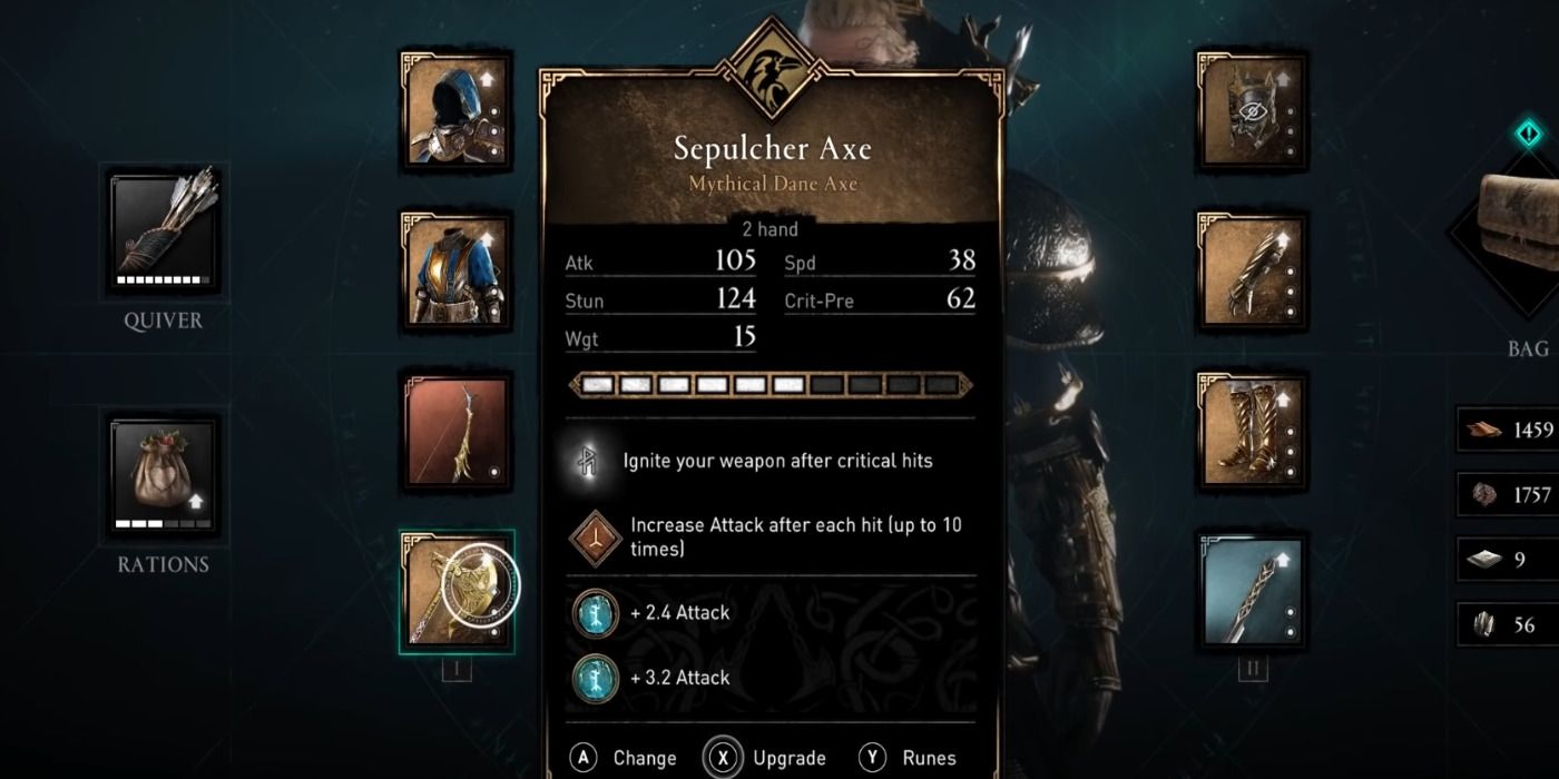 How To Unlock The Sepulcher Fire Axe In Assassins Creed Valhalla 3162