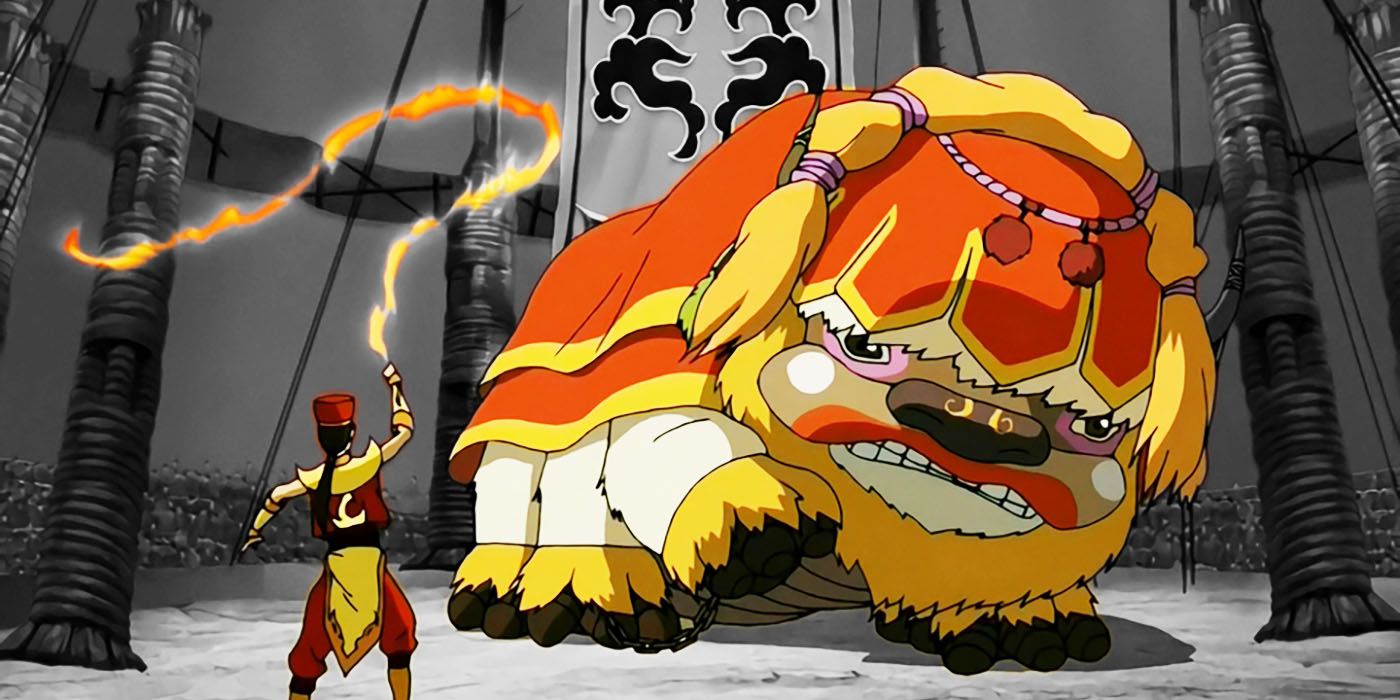 Appa at a circus in Avatar The Last Airbender 