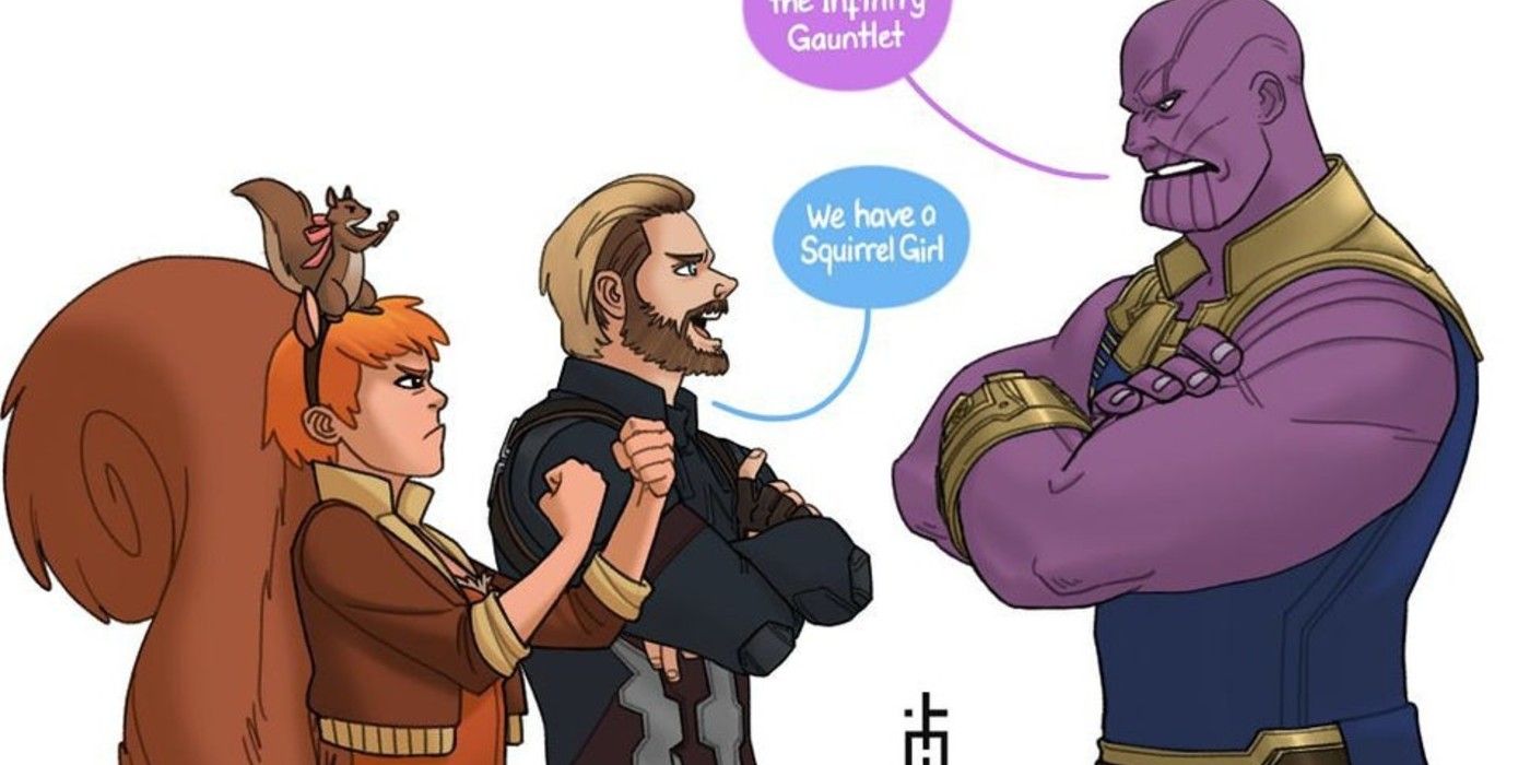 Infinity Art Argues Squirrel Could've Beat Thanos For