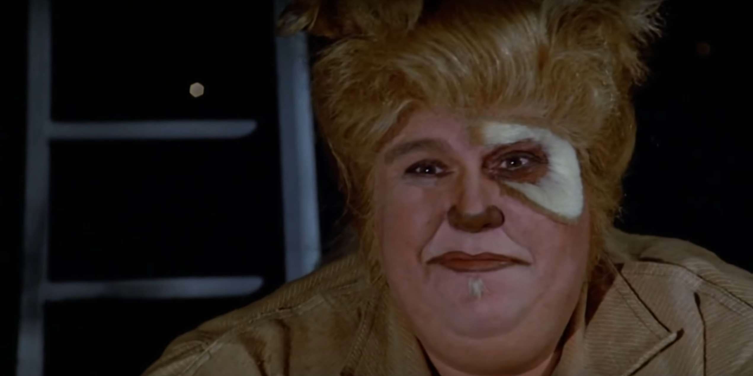 Barf looking down into the car in Spaceballs