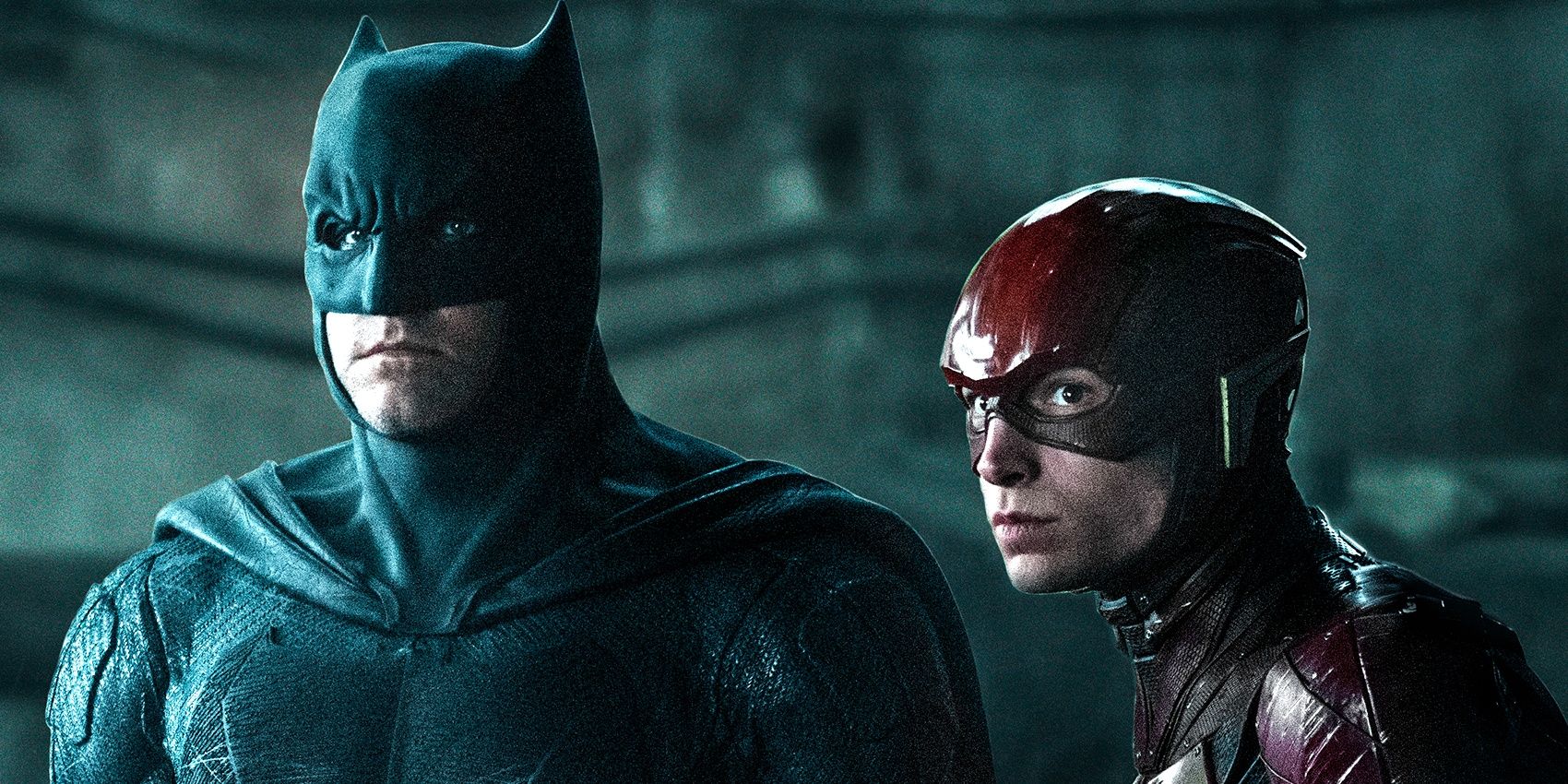 Batman and Flash in 2017's Justice League