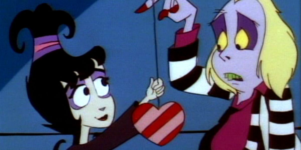 Beetlejuice and Lydia in animated series