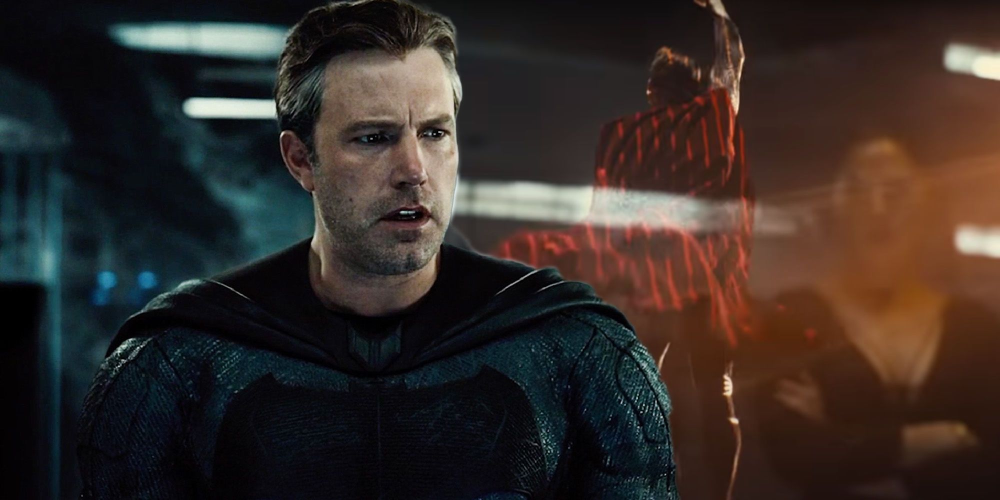 Ben Affleck as Batman and Superman Hologram in Justice League Snyder Cut