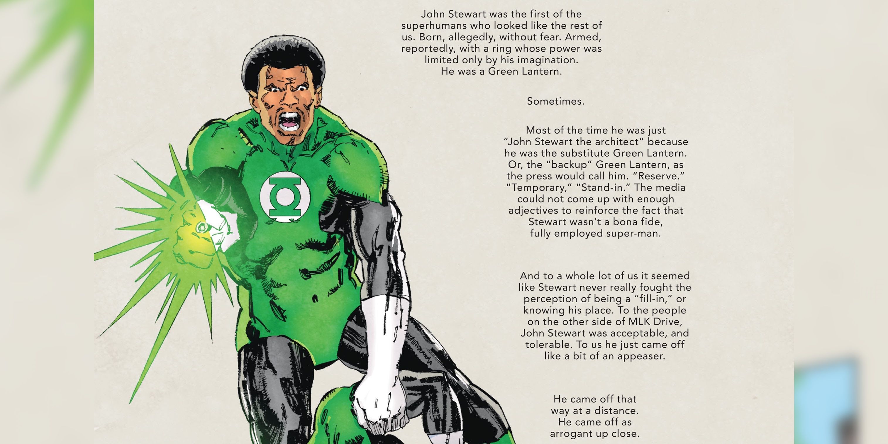 Why Black Lightning Found Green Lantern John Stewart A Disappointment