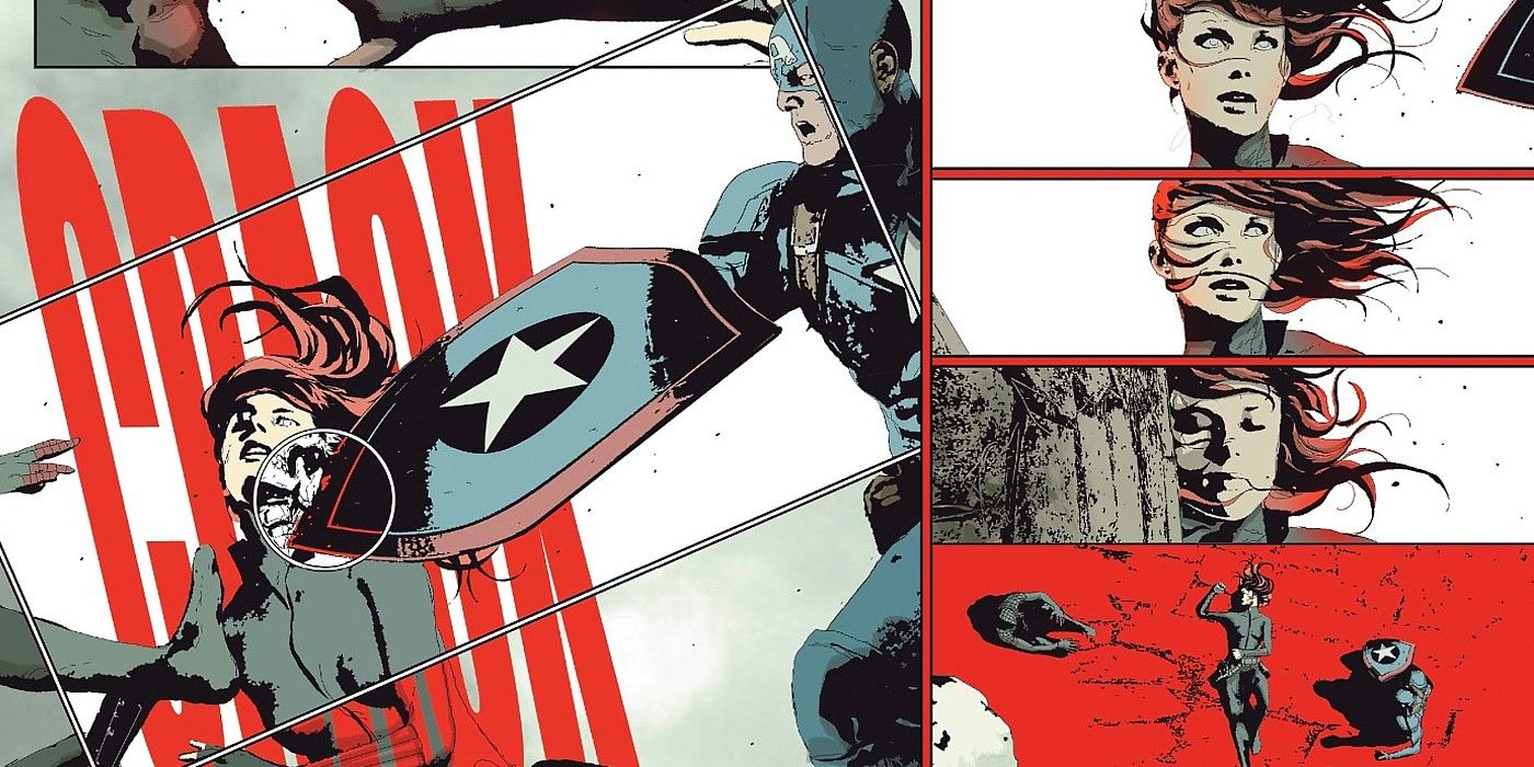 Black Widow Death Captain America