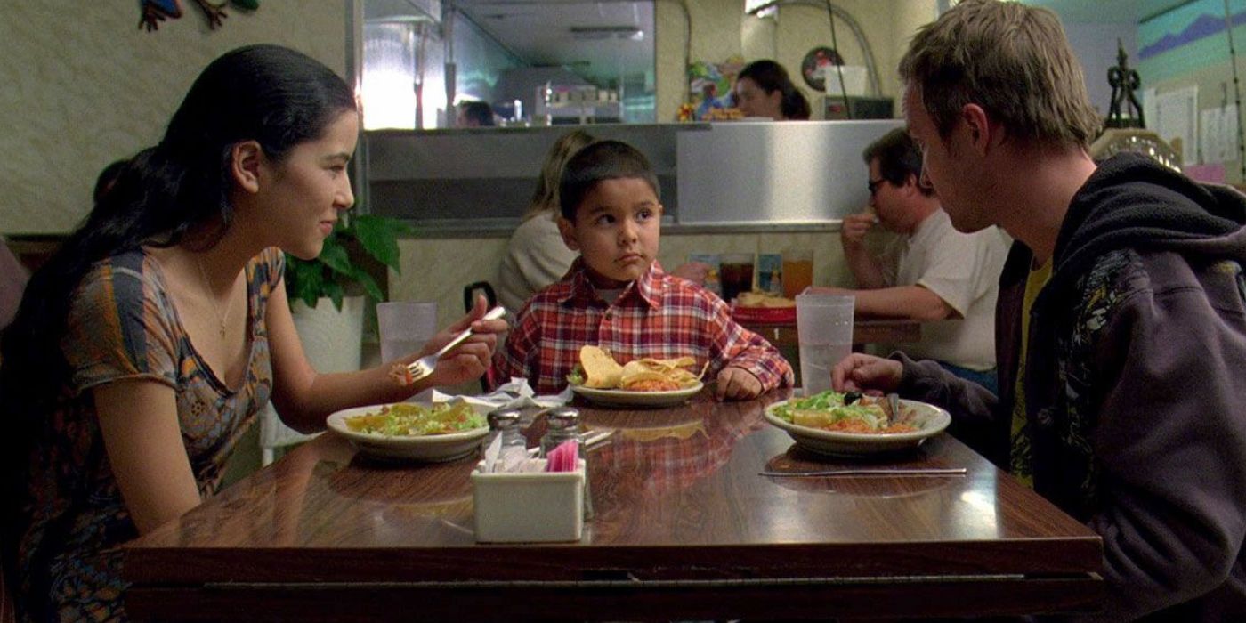 Jesse berkencan keluarga dengan Andrea dan Brock di Breaking Bad 