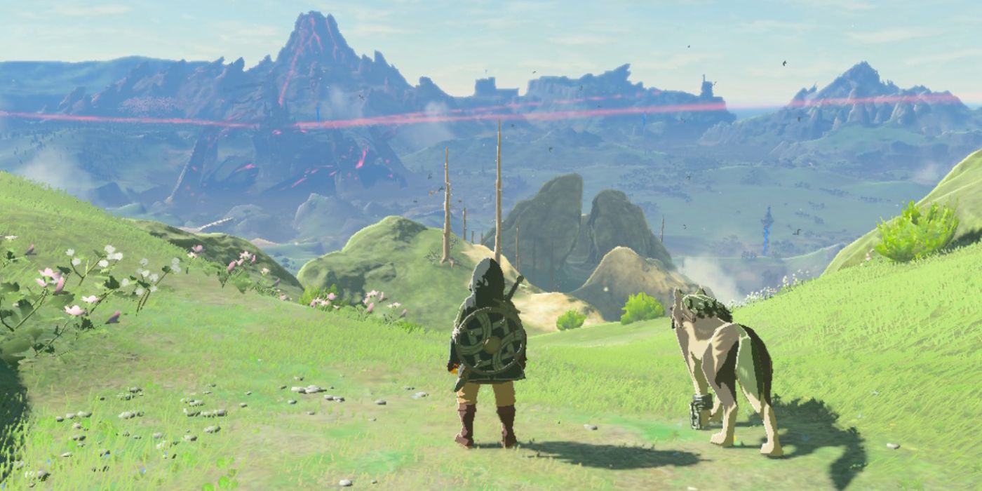 Breath Of The Wild Wolf Link Day Overlook
