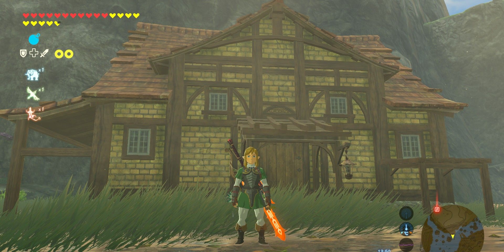 Screenshot from Breath of the Wild rebuilt