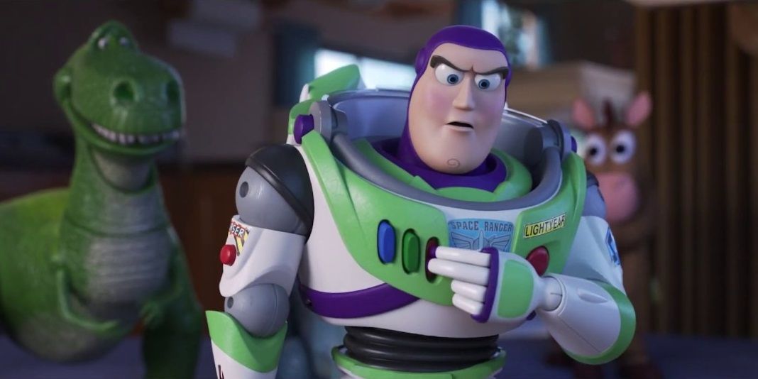 Buzz listens to his inner voice in Toy Story 4