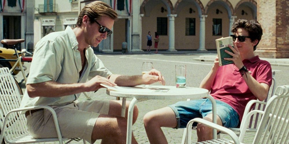 Armie Hammer and Timothee Chalamet in Call Me By Your Name (2017)