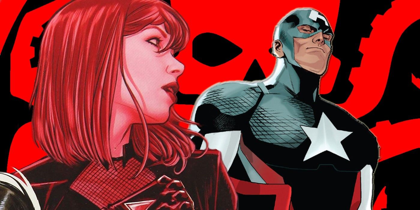 Captain America and Black Widow artwork