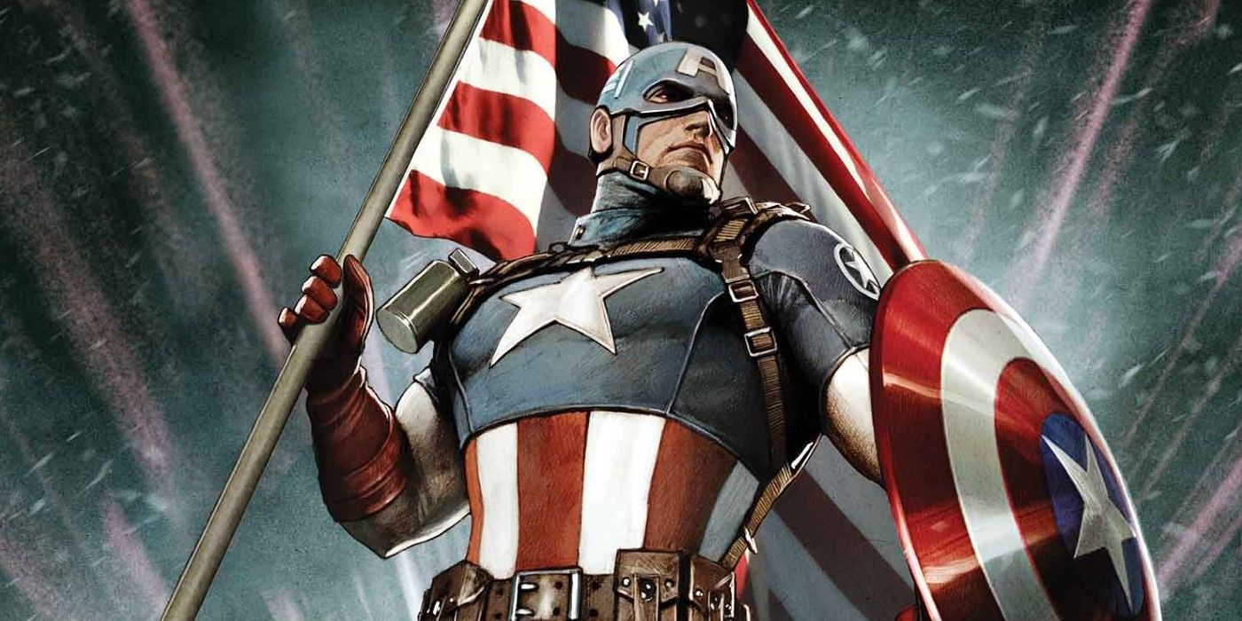Captain America flag