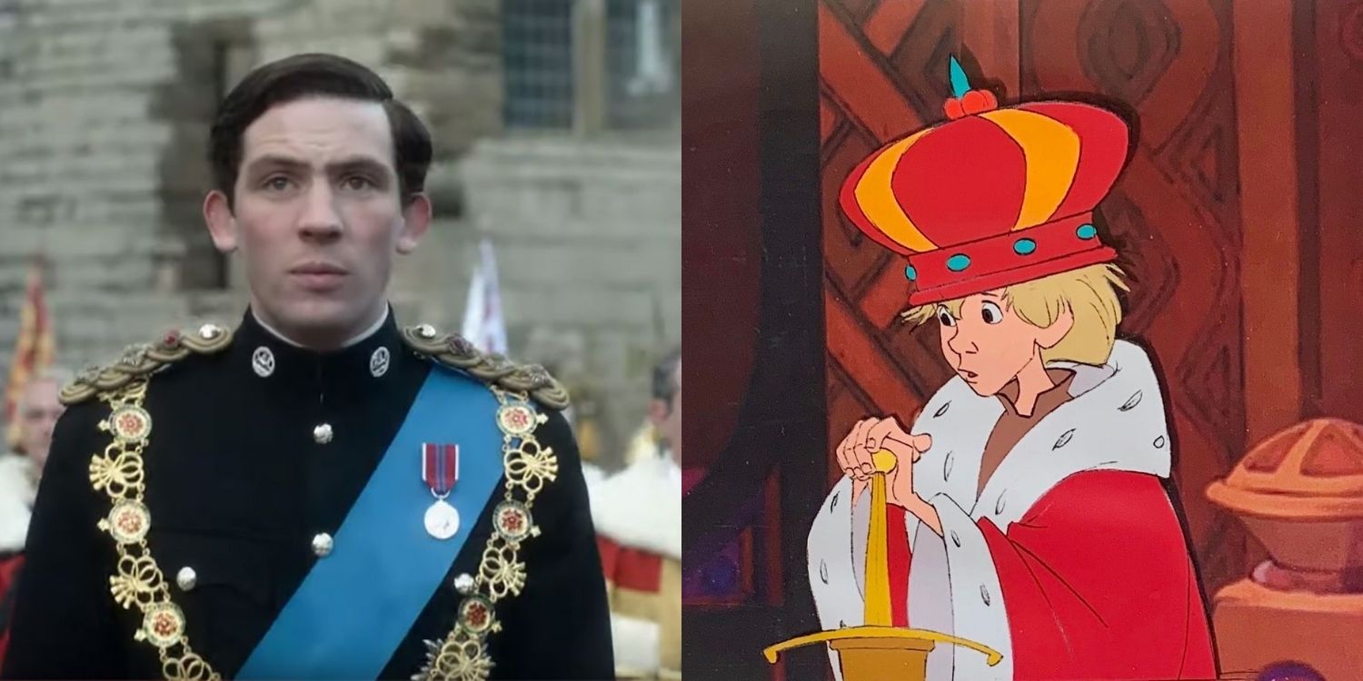 Charles Wart Arthur The crown disney