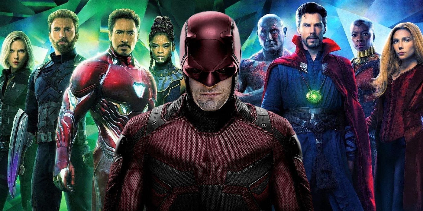 Charlie Cox as Matt Murdock Daredevil Netflix Robert Downey Jr as Tony Stark Iron Man Marvel Cinematic Universe MCU
