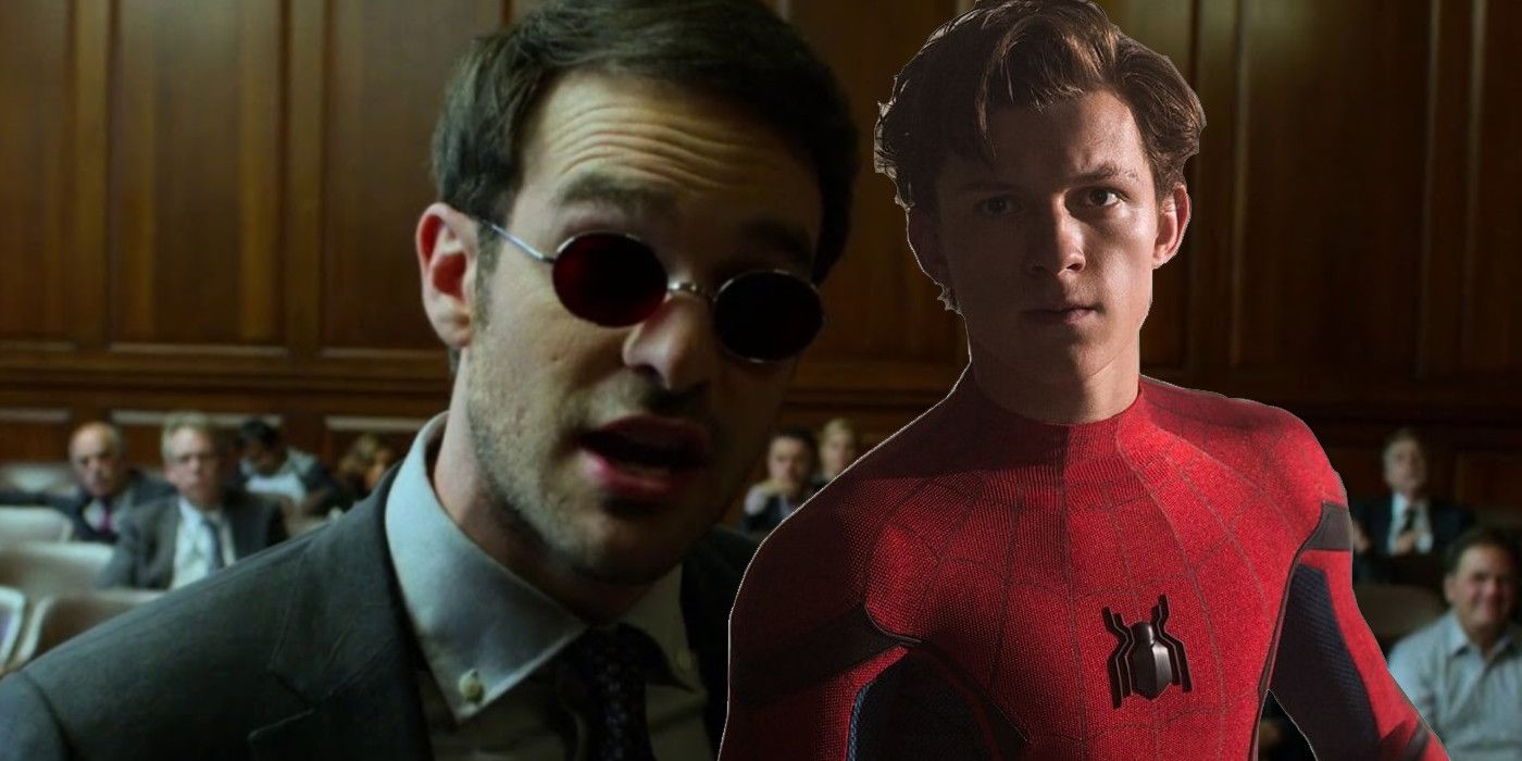 Charlie Cox as Matt Murdock Daredevil Tom Holland as Spider-Man MCU