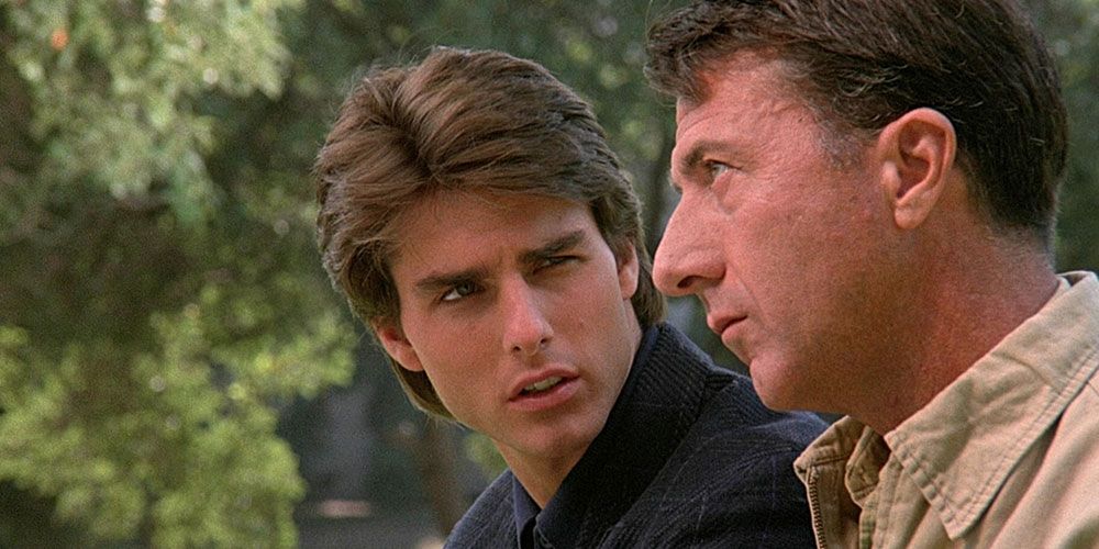 Tom Cruise et Dustin Hoffman dans Rain Man.