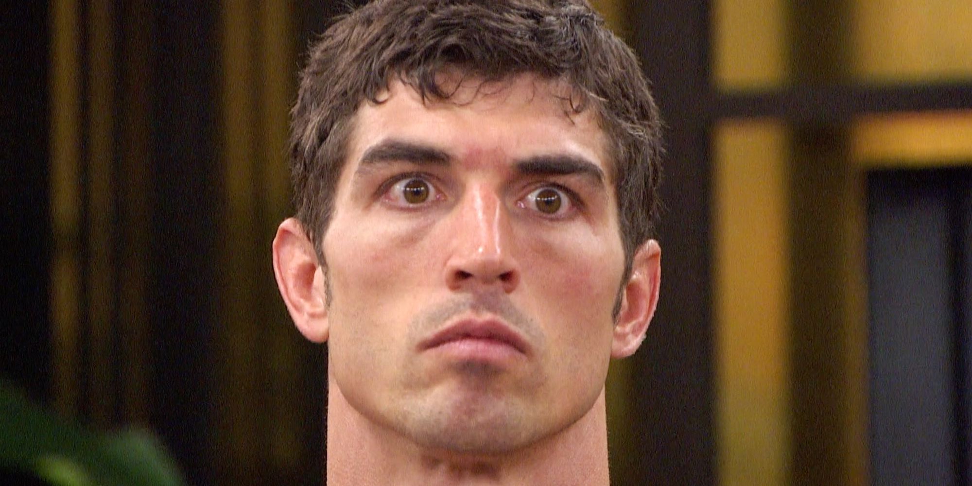 A close-up of Cody Nickson looking angry in Big Brother