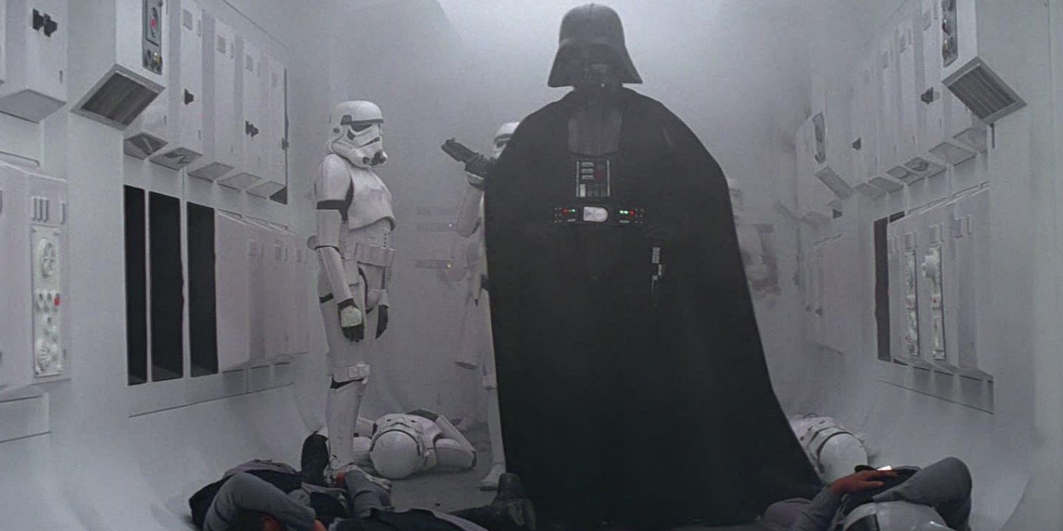 Darth Vader's introduction in Star Wars