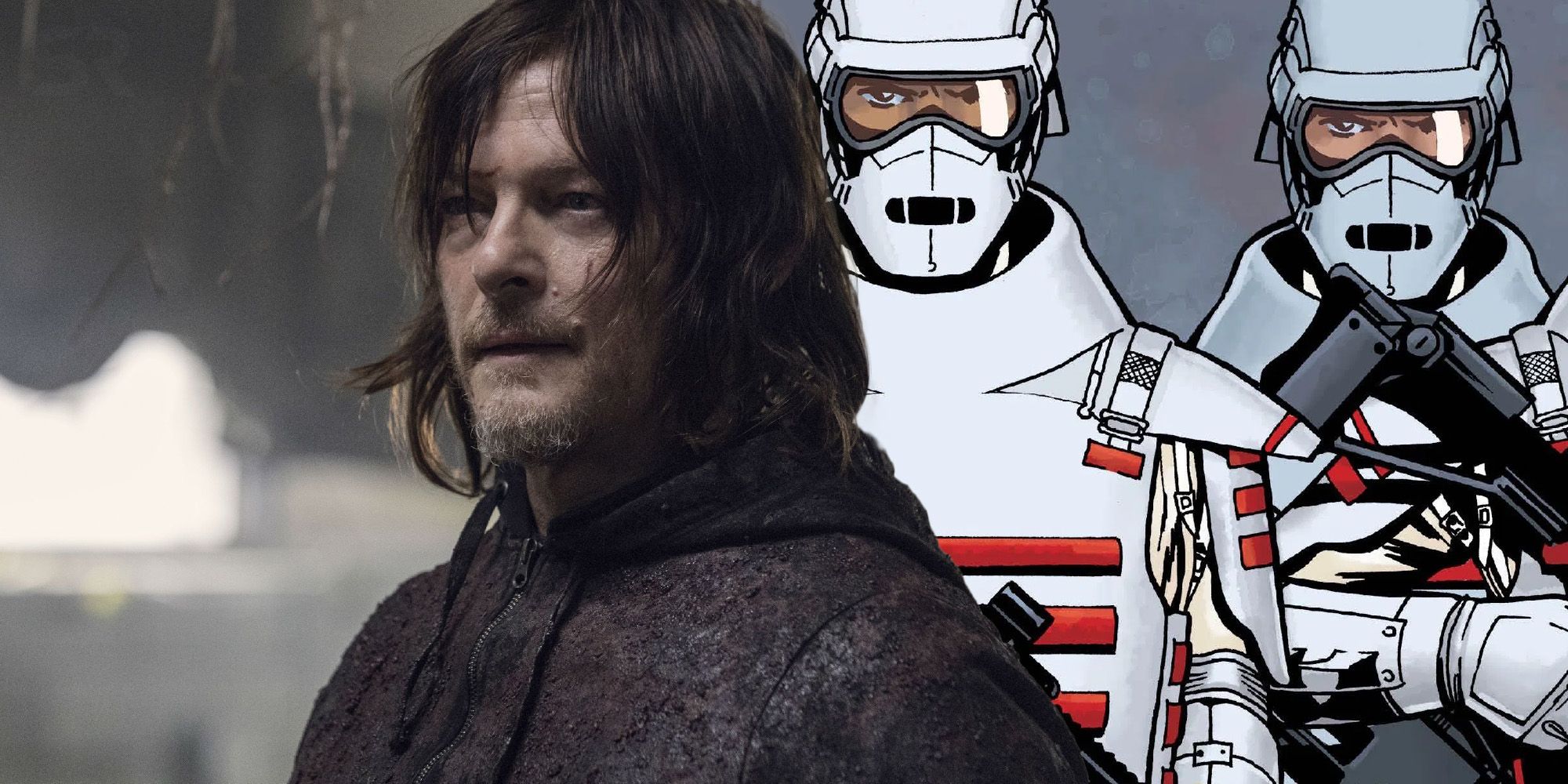 Daryl the walking dead the commenwealth soldiers