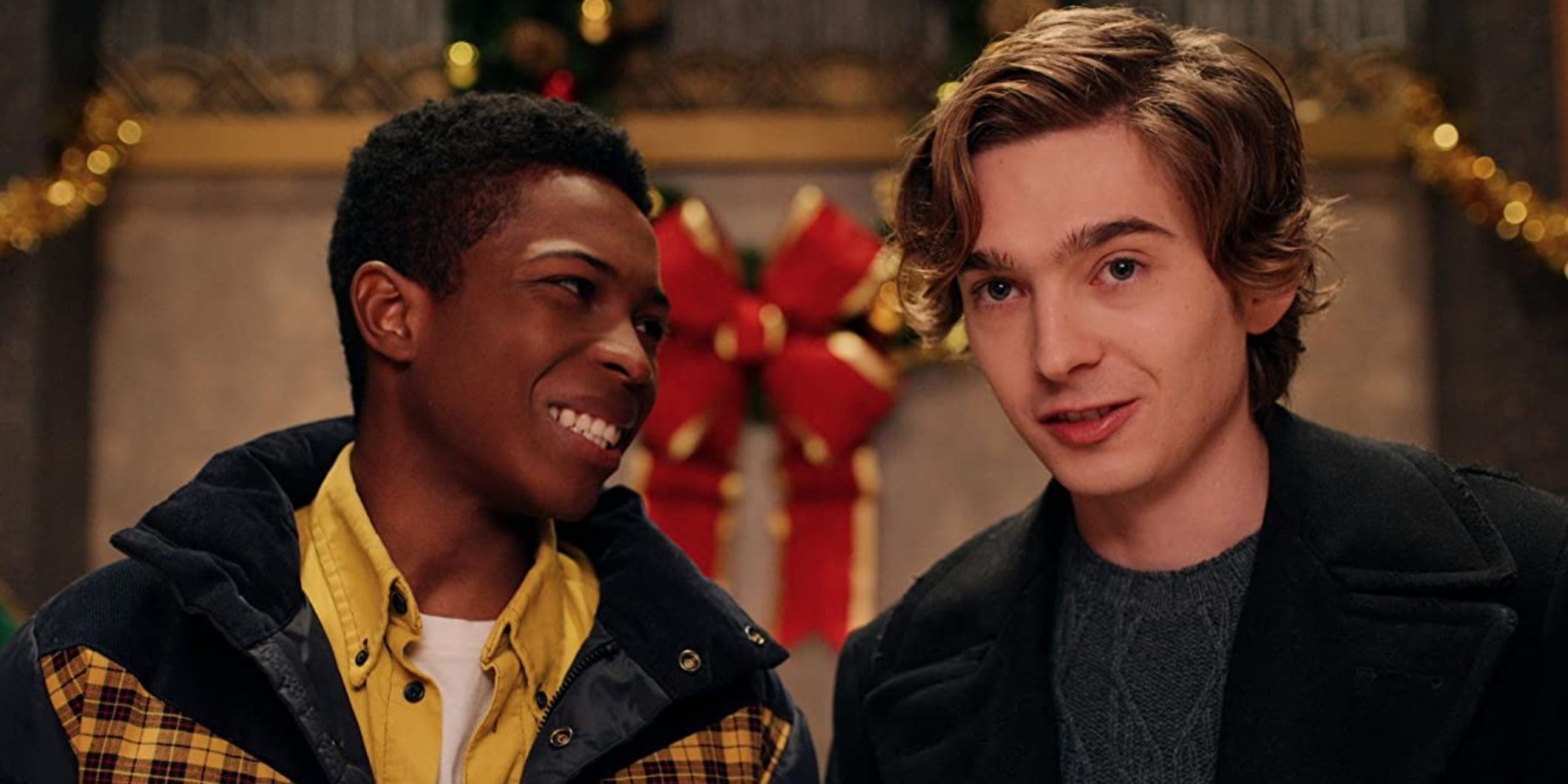 Dante Brown and Austin Abrams in Dash &amp; Lily Season 1 on Netflix