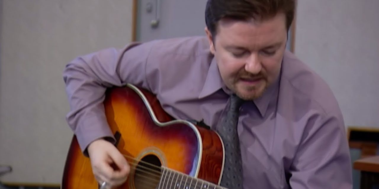 David performs 'Free Love Freeway' in The Office