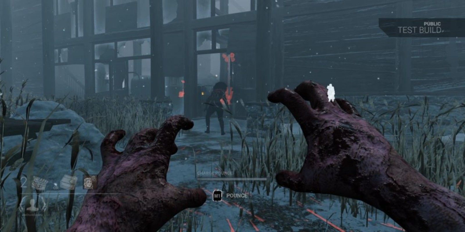 A player controls Victor as he searches for a survivor in Dead By Daylight