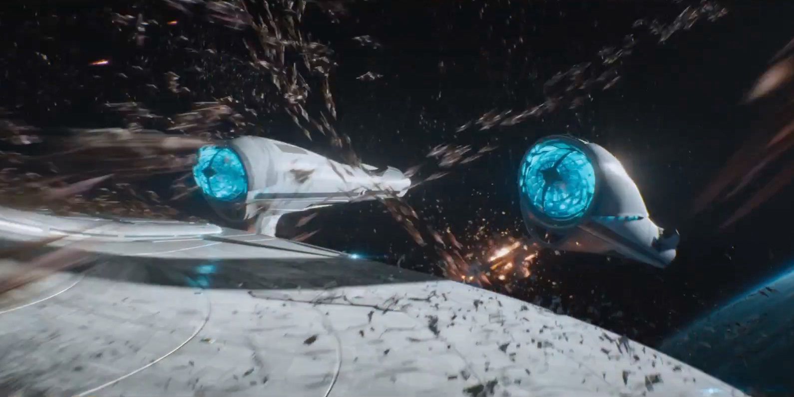 Destruction of the Enterprise in Star Trek Beyond