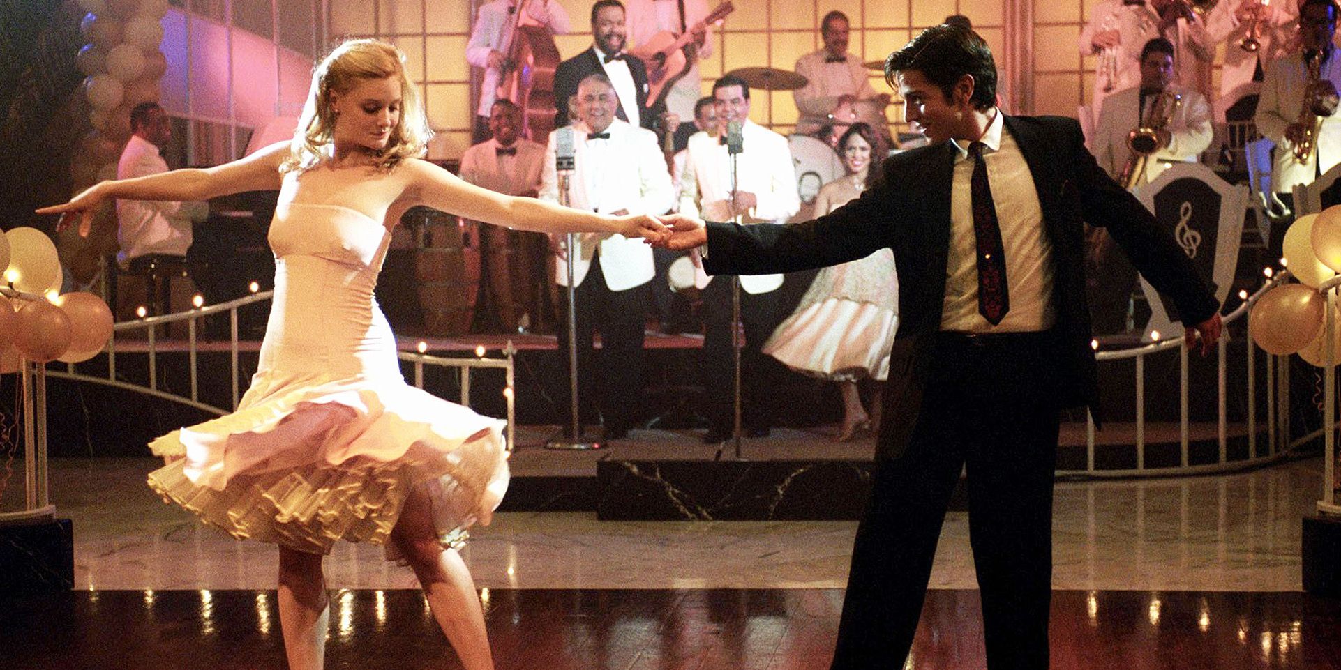 Romola Garai and Diego Luna dancing at fancy Havana Club