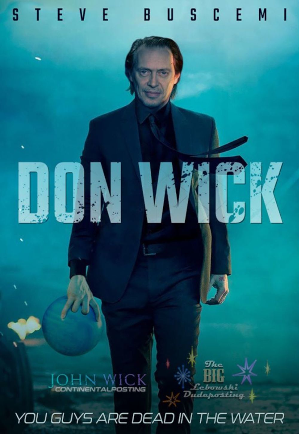 Donnie from The Big Lebowski as John Wick