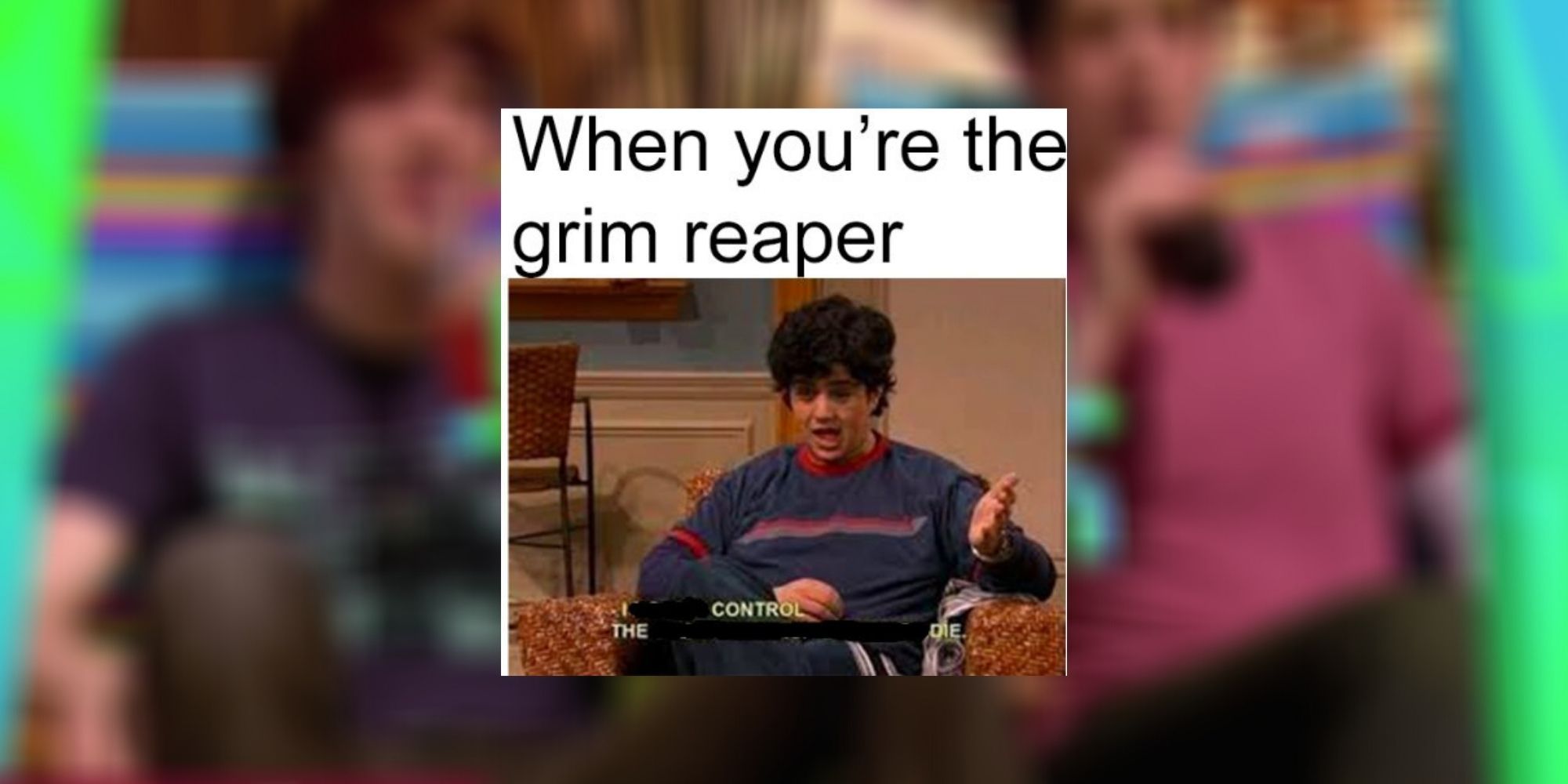 Drake and Josh Grim Reaper Meme