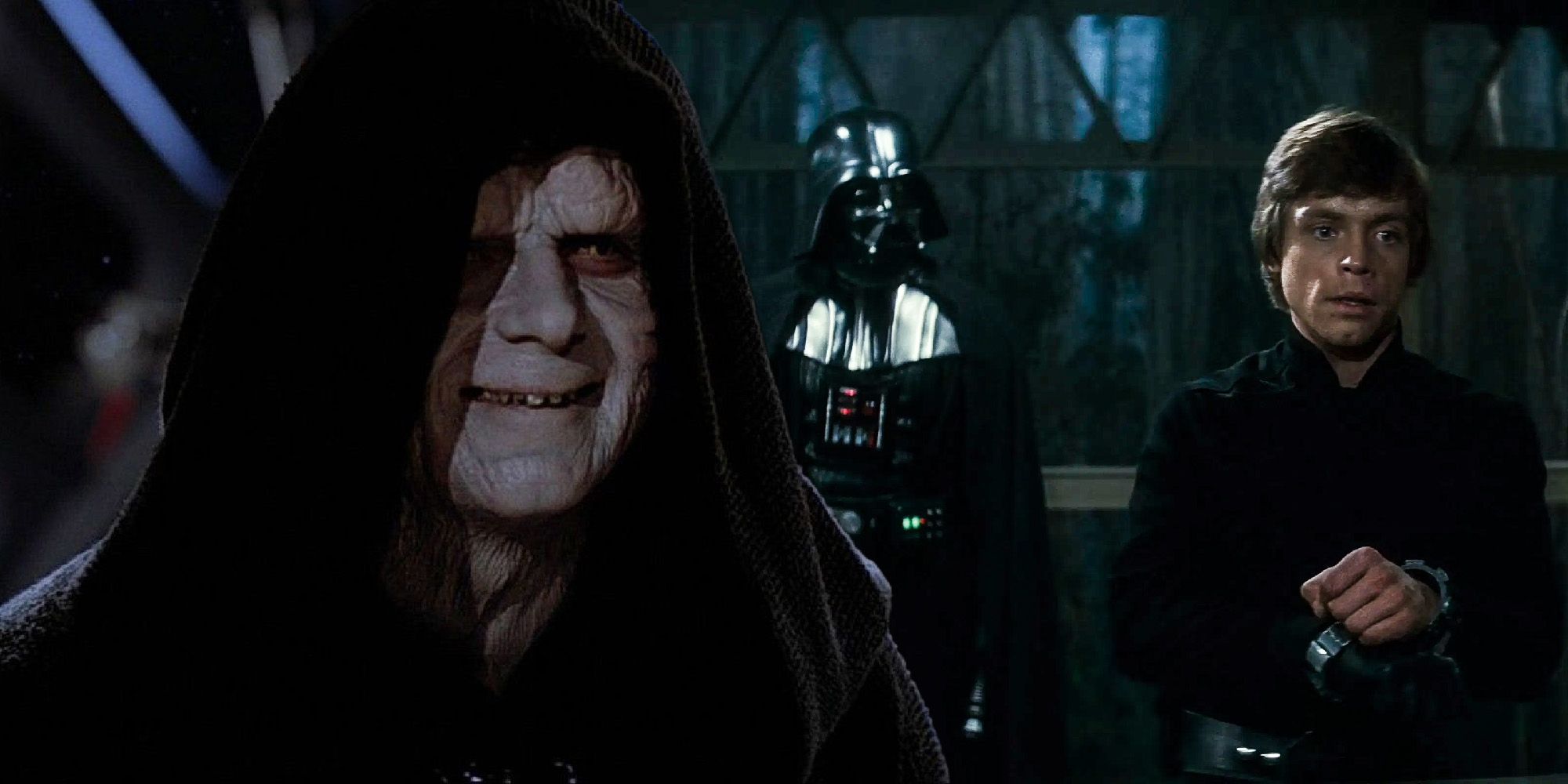 Emperor palpatine Luke Darth Vader Star Wars return of the jedi