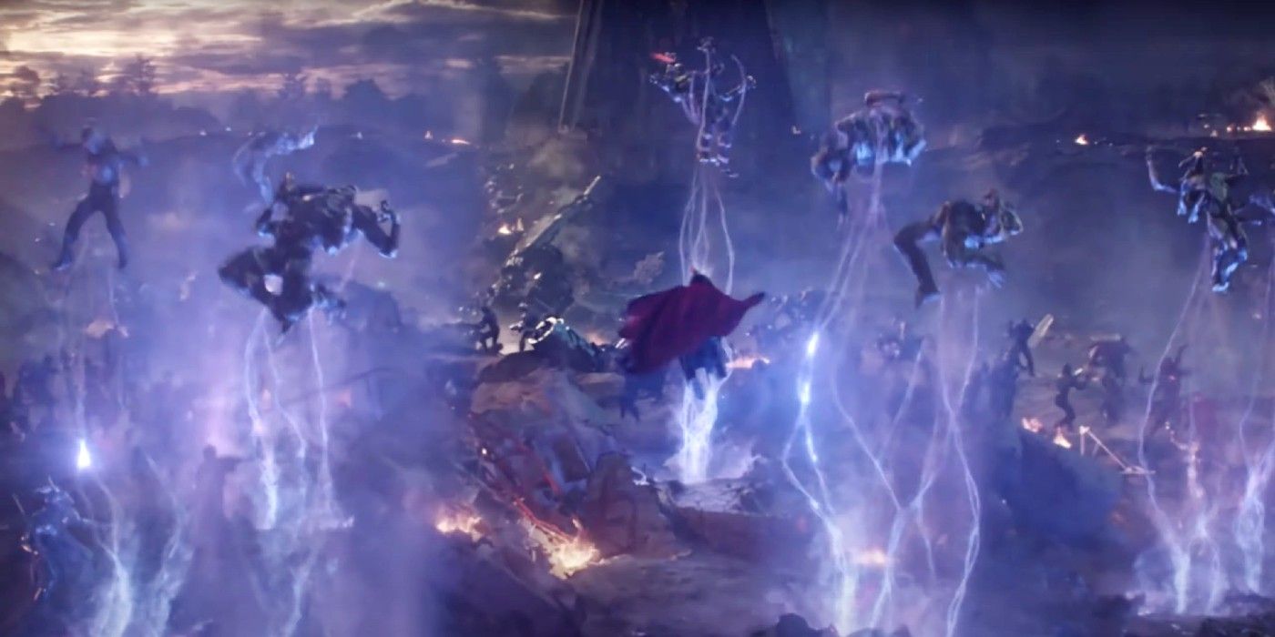Doctor Strange's icy tentrils in Avengers Endgame 