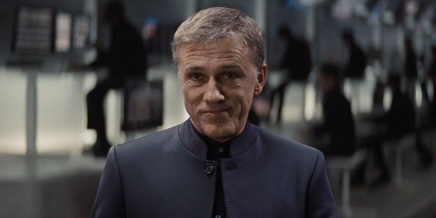 Bloefeld in his lair in Spectre