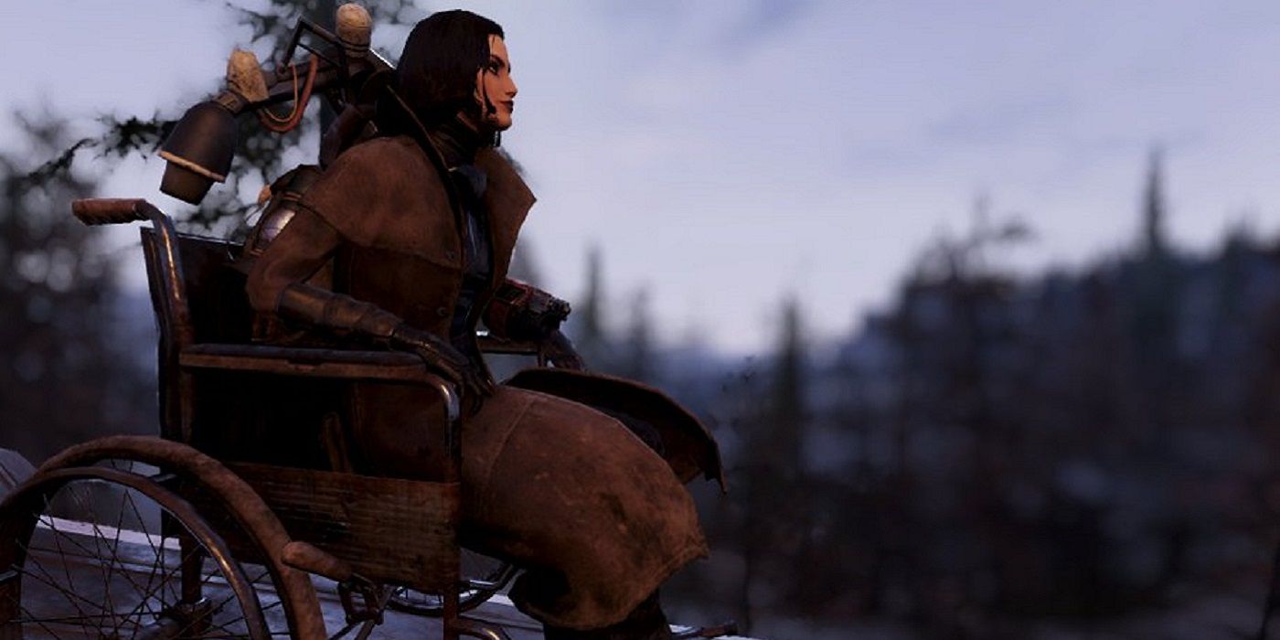 Fallout 76 Wheelchair Lady
