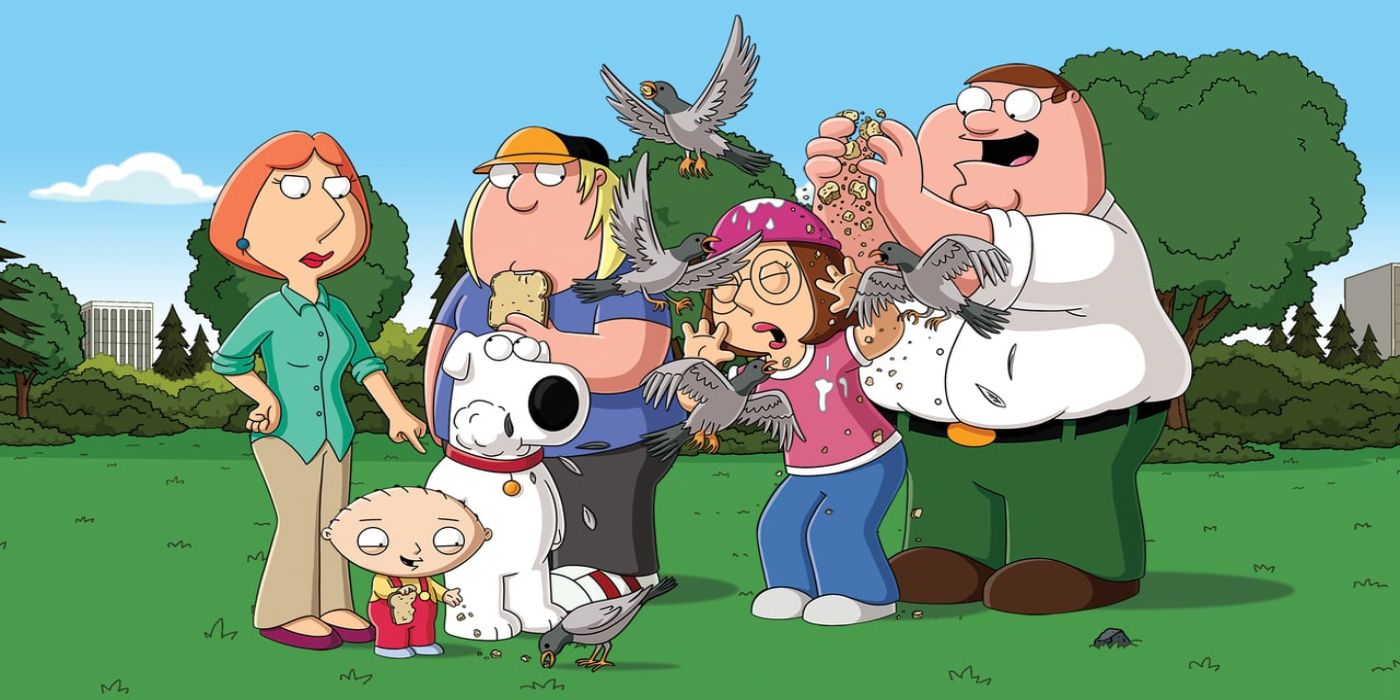 The Griffin family from Family Guy season 9
